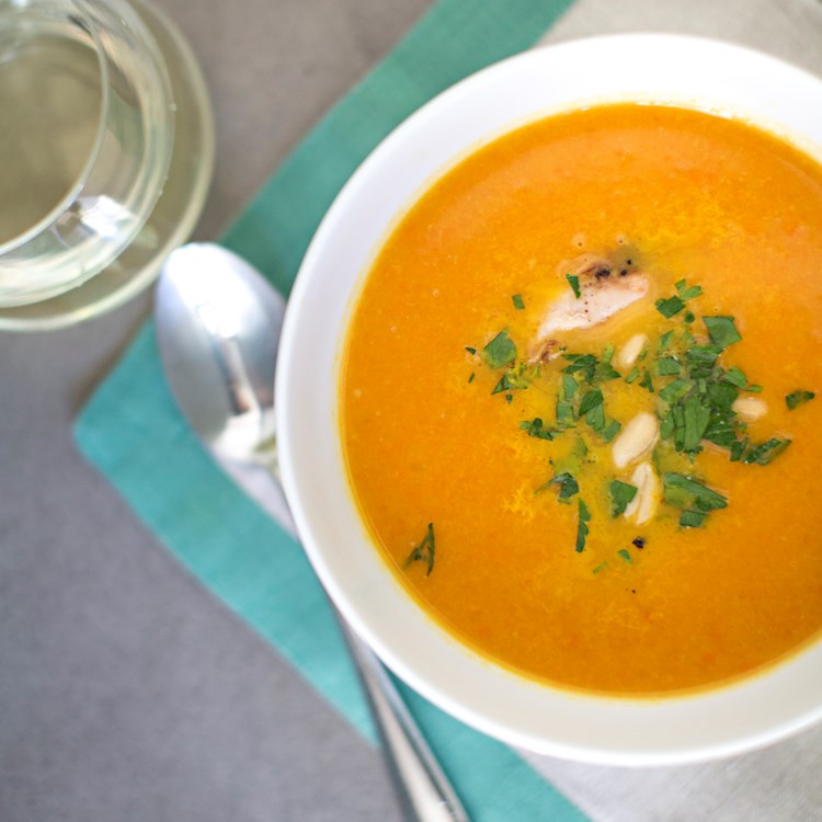 Picture of Braised Chicken& Butternut Soup